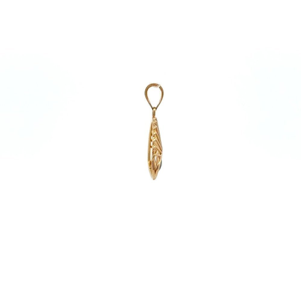 18K Gold Pendant Evil Eye - Picture 7 of 11